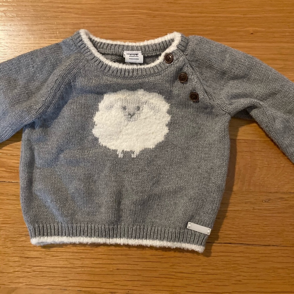 Janie and Jack sheep sweater 3-6 months
